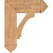 Ekena Millwork Imperial Arts & Crafts Smooth Bracket, Western Red Cedar, 5 1/2"W x 20"D x 24"H BKT06X20X24IMP03SWR - alternate 2